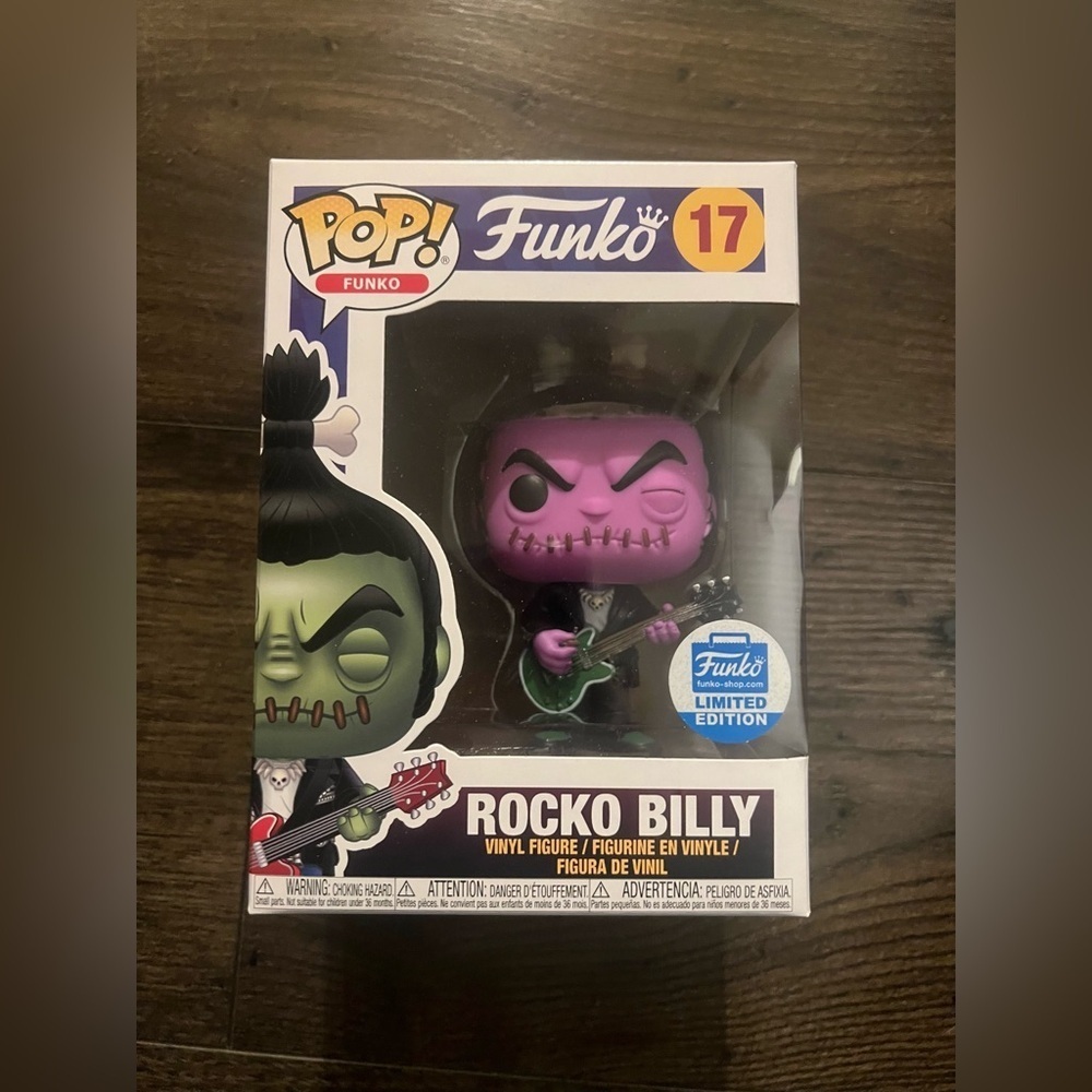 Funko Pop Funko Spastik Plastik Purple Rocko Billy,#17 Vinyl Figure,Brand New